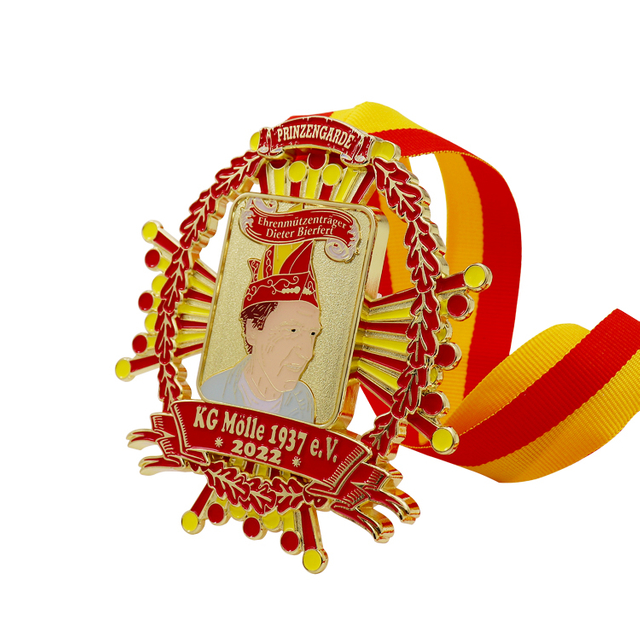 Benutzerdefinierte Karnevalsmedaillen mit weicher Emailfüllung