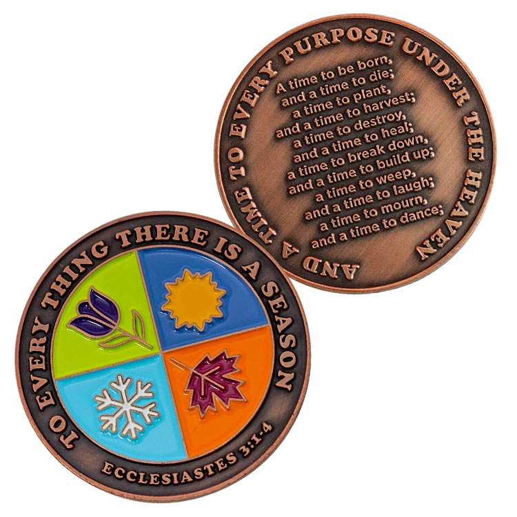 Custom Put On The Whole Armor of God Challenge Coin