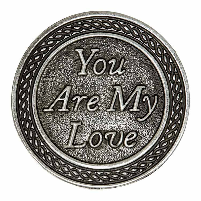 Benutzerdefinierte Worte Romantik Paar Sammlung Kunst Geschenke Souvenir Münze
