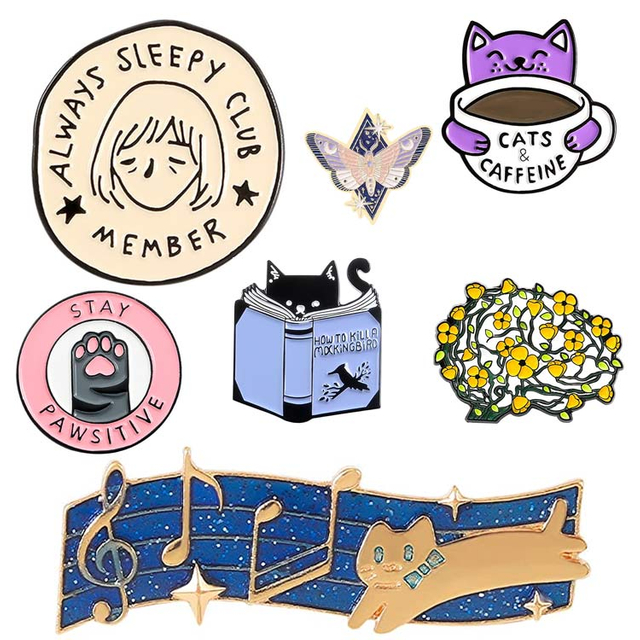 Großhandel Souvenirs Nette Pins Rucksack Pins Legierung Emaille Brosche Cowboy Abzeichen Pin