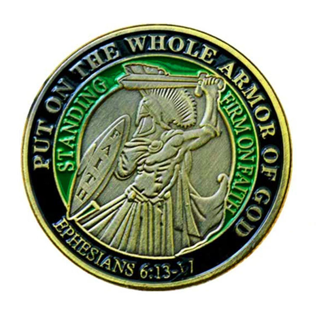 Kundenspezifisches 3D-Challenge-Münzsammler-Medaillon aus Emaille