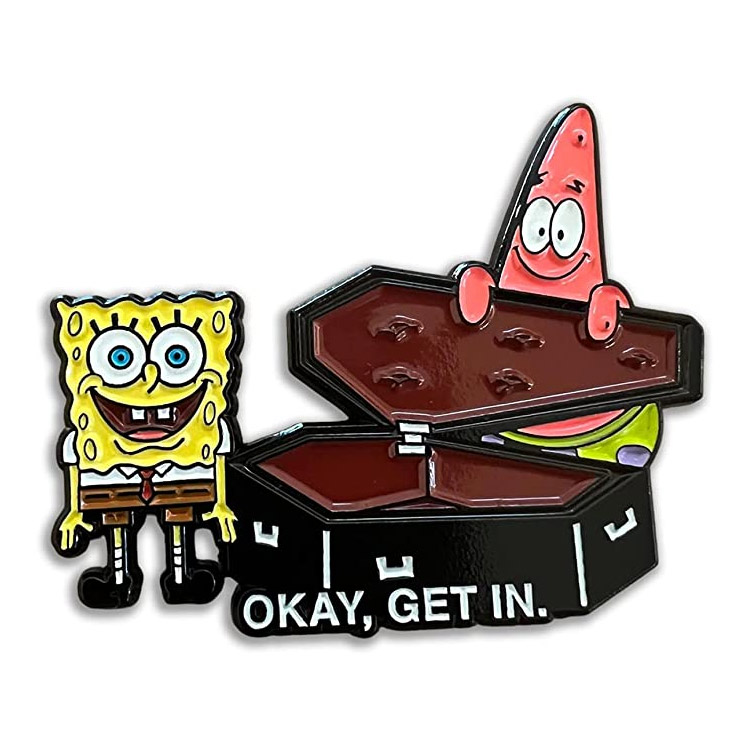 Benutzerdefinierte SpongeBob Schwammkopf Sammler Emaille Pin