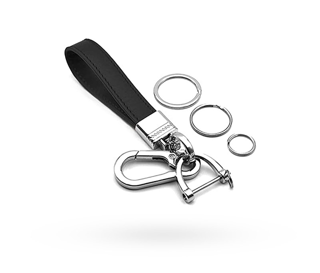 Schlüsselanhänger aus Leder