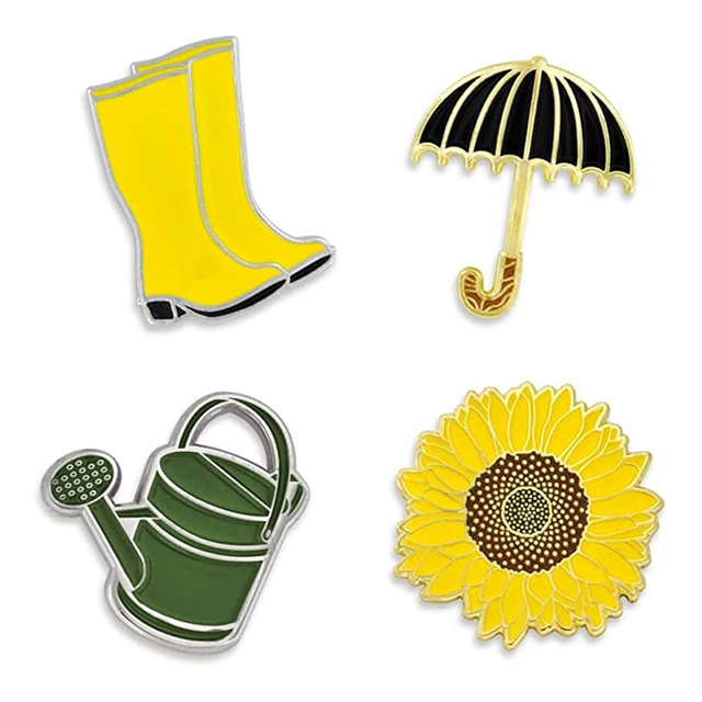 Aluminium benutzerdefinierte Frühjahr Emaille Anstecknadel Feier Schmuck