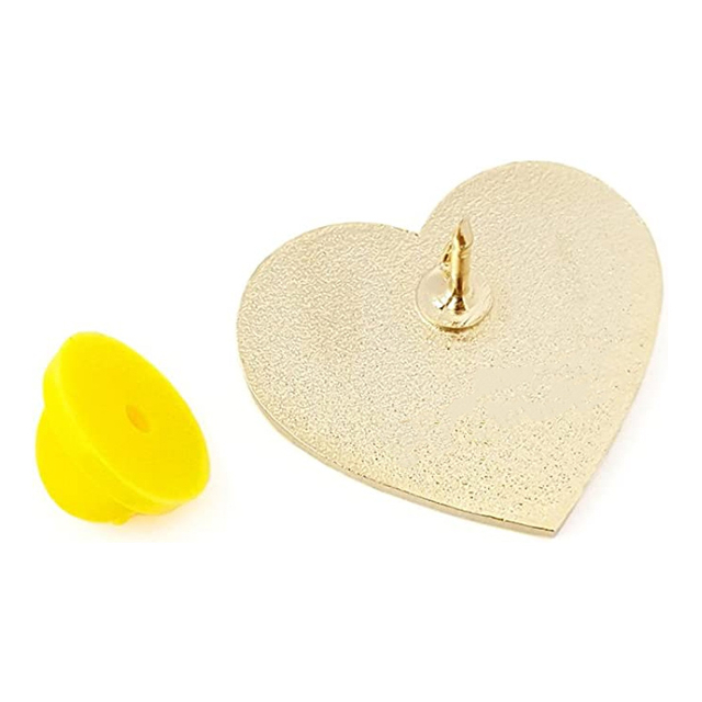 Kundenspezifischer rosa roter Glitter-Valentinstag-Herz-Emaille-Anstecknadel