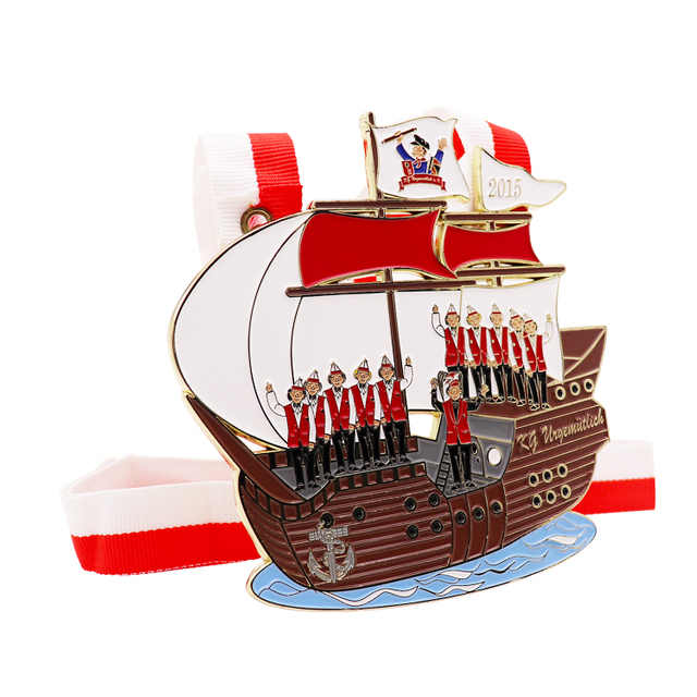 Benutzerdefinierte Karnevalsmedaille Kostenlose Gravur