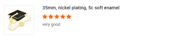 KUNDENFEEDBACK FÜR GUTE KUNDENSPEZIFISCHE MEDAILLEN